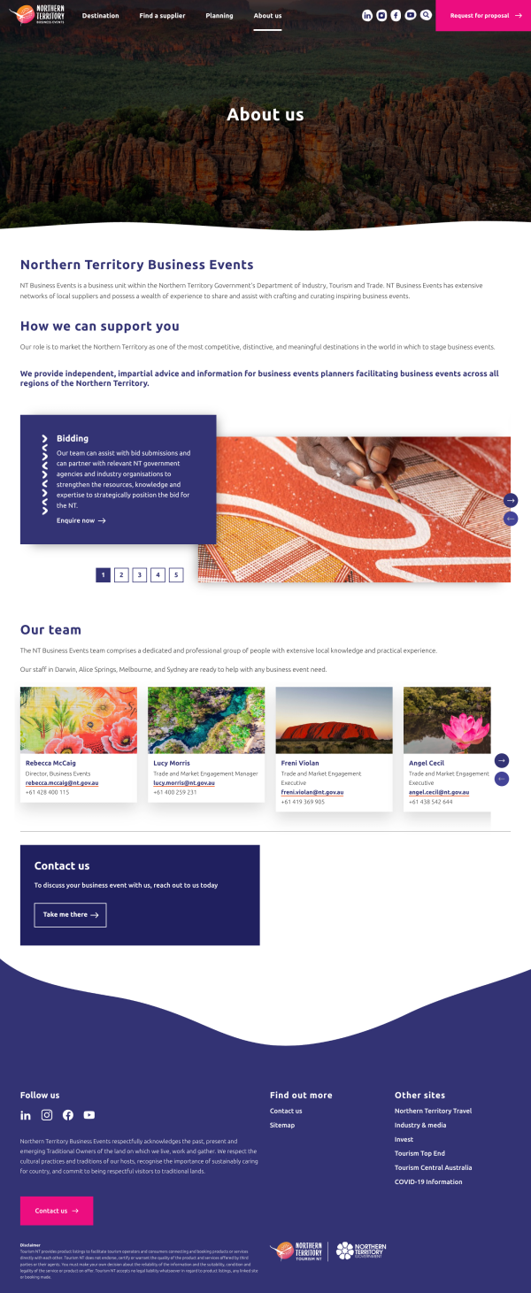 About Us Page