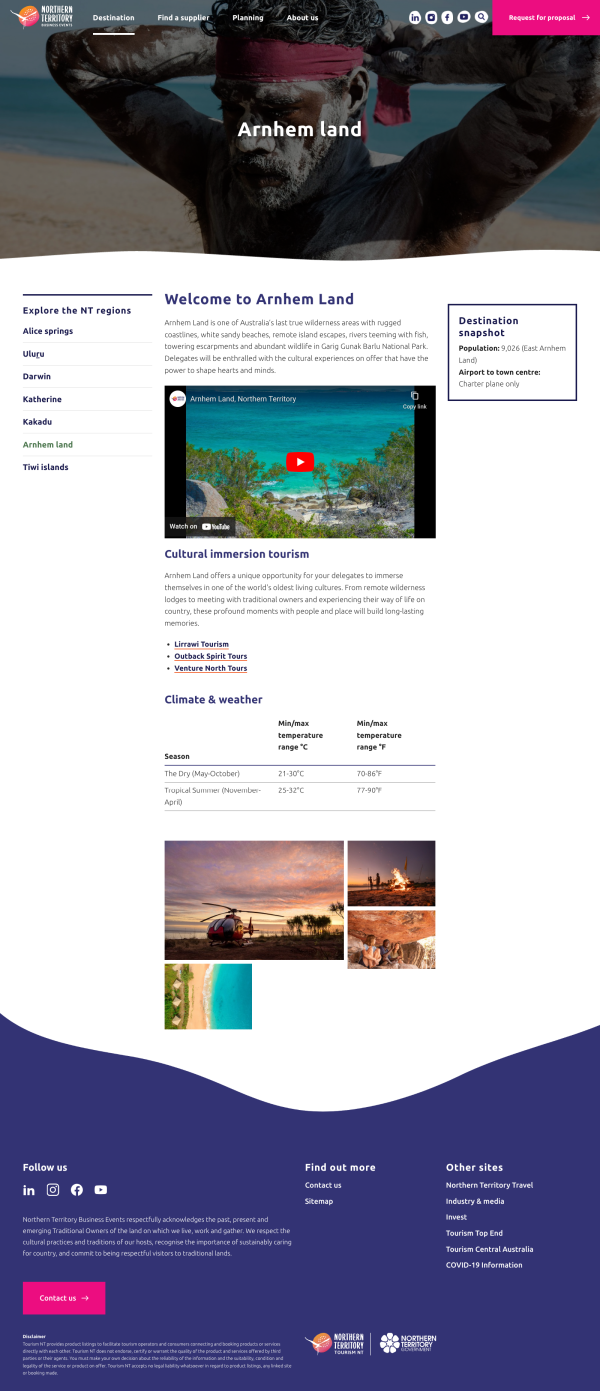 Arnhem Land page